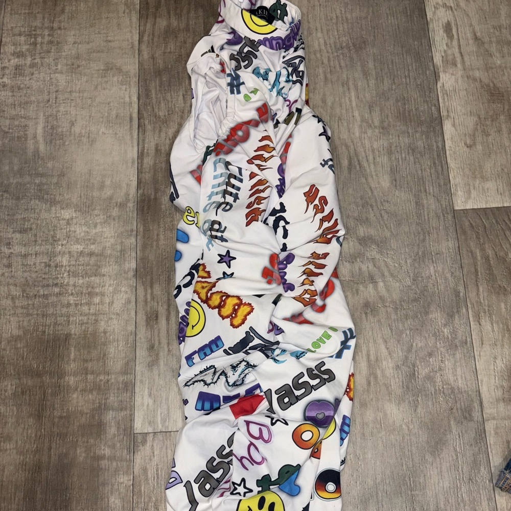 Akira graffiti body con dress small